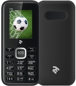 Мобильный телефон 2E S180 (2021), Black, Dual Sim (Mini-SIM), 2G, 1.77'' (TN, 12