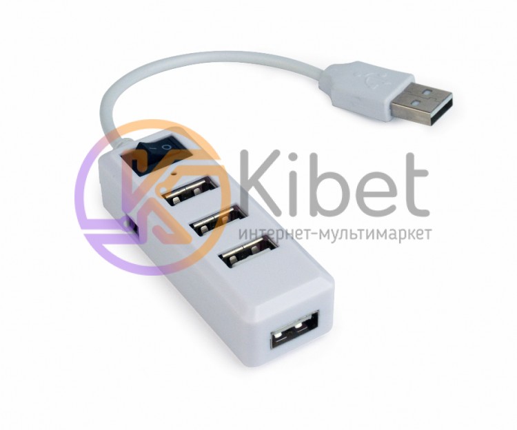 Концентратор USB 2.0 Gembird UHB-U2P4-01 USB 2.0 4 порта