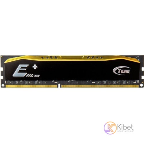 Модуль памяти 8Gb DDR3, 1600 MHz, Team Elite Plus, 11-11-11-28, 1.5V, с радиатор