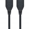 Кабель USB - USB 1.8 м Cablexpert Black, AM AM , премиум (CCP-USB2-AMAM-6)