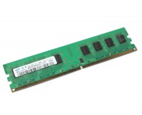 Модуль памяти 1Gb DDR2, 800 MHz (PC6400), Samsung, CL6 (M378T2953GZ3-CF7)