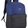 Рюкзак для ноутбука 15.6' RivaCase Mestalla, Cobalt Blue Black, полиэстер, 24 л,