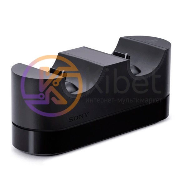 Зарядное устройство Sony, Black, для 2-ух геймпадов PS4 DualShock (CUH-ZDC1)