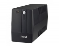 ИБП Mustek PowerAgent 600 Black, 650VA, 360W, линейно-интерактивный, 2 розетки (