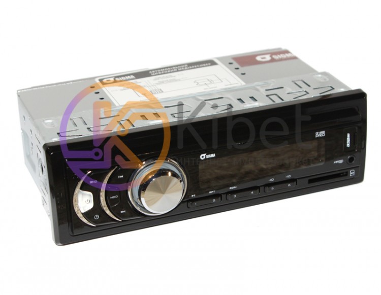 Автомагнитола SIGMA CP-400R PRO USB, 1 Din, подсветка Red