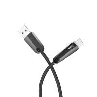 Кабель USB - USB 3.1 Type C, Hoco Space shuttle smartpower, Black, 1.2 м (U35)