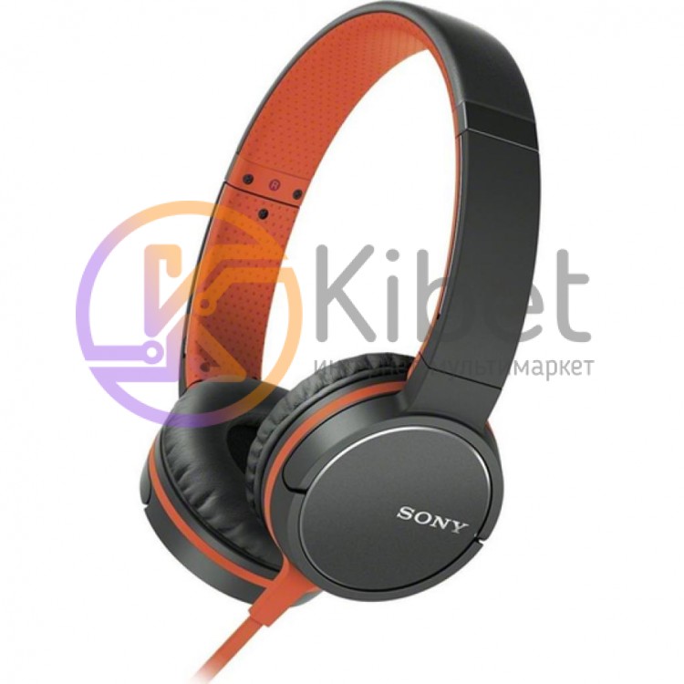 Наушники Sony MDR-ZX660AP Orange, Mini jack (3.5 мм), закрытые, кабель 1.2 м