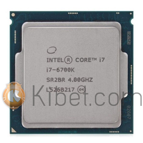 Процессор Intel Core i7 (LGA1151) i7-6700K, Tray, 4x4.0 GHz (Turbo Boost 4.2 GHz