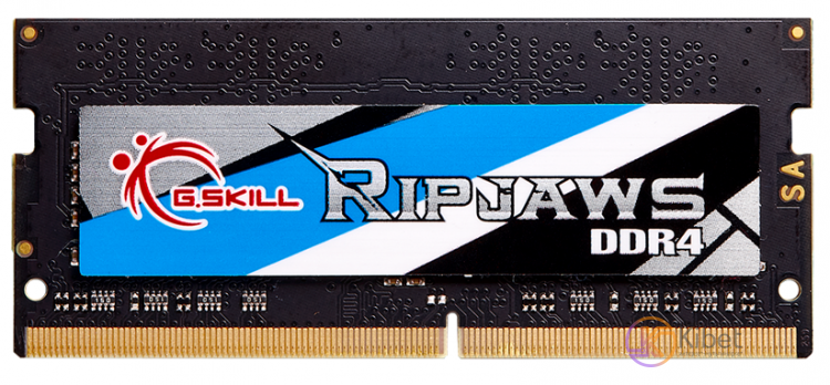 Модуль памяти SO-DIMM, DDR4, 8Gb, 2666 MHz, G.Skill Ripjaws, 1.2V, CL19 (F4-2666