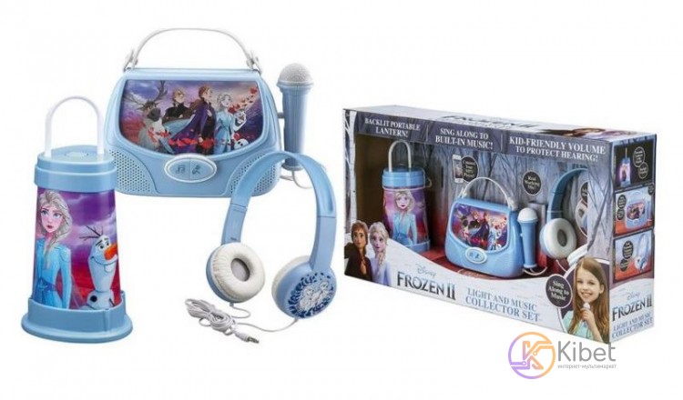 Подарочный набор eKids 'Disney: Frozen 2': караоке + портативный ночник + наушни