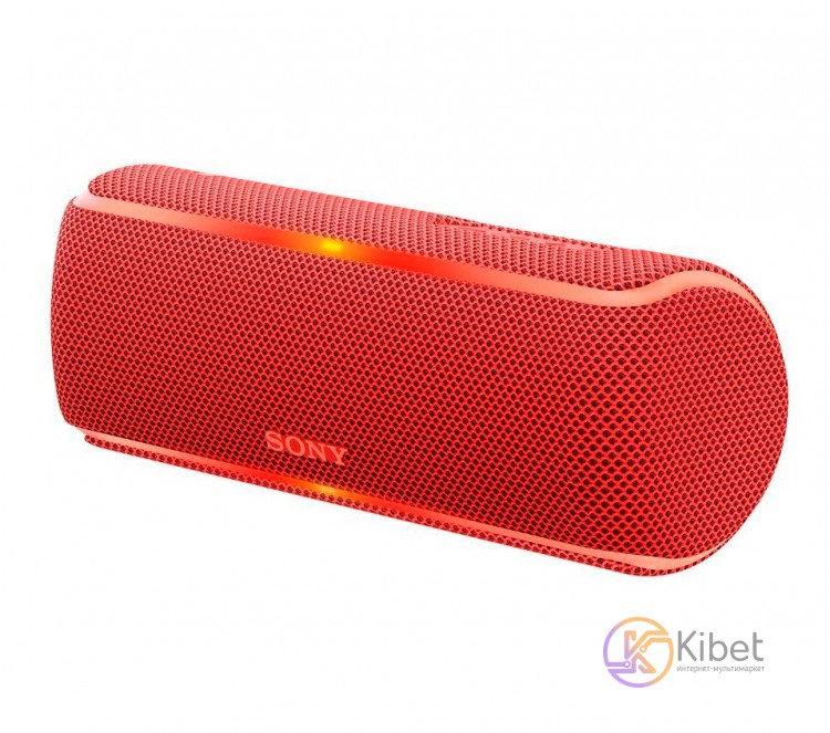 Колонка портативная 2.0 Sony SRS-XB21R Red, 16Bт, Bluetooth, питание от аккумуля