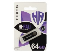 USB 3.0 Флеш накопитель 64Gb Hi-Rali Shuttle series Black (HI-64GB3SHBK)