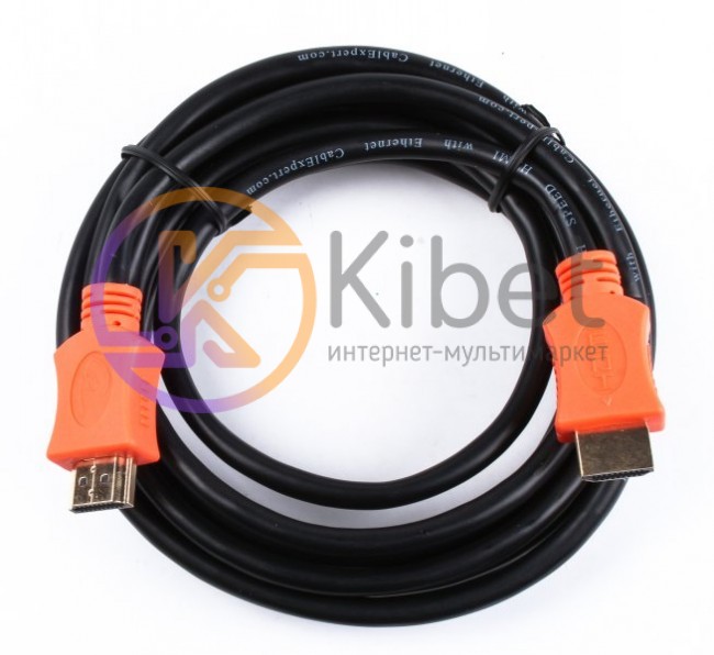 Кабель HDMI to HDMI 3.0m Cablexpert CCB-HDMI4-10 V.2.0, позол. коннект., 3.0 м