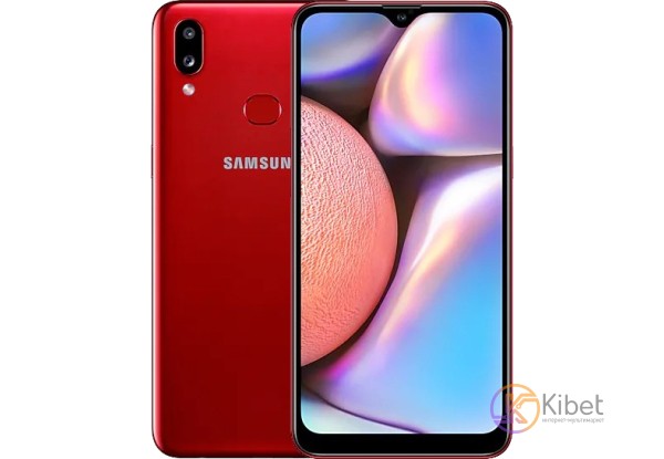Смартфон Samsung Galaxy A10s (A107) Red, 2 NanoSim, сенсорный емкостный 6,2' (15