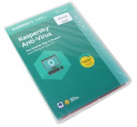 Антивирусная программа Kaspersky Anti-Virus 2018, 2 Desktop 1 year Base (DVD-Box