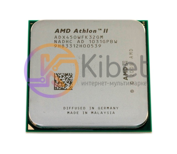 Процессор AMD (AM3) Athlon II X3 450, Tray, 3x3.2 GHz, L2 1.5Mb, Rana, 45 nm, TD