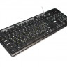 Клавиатура HQ-Tech KB-211 Black, USB, мультимедия