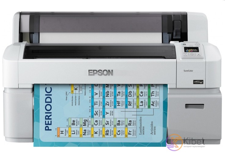 Принтер струйный цветной A1+ Epson SureColor SC-T3200 24' (C11CD66301A1), White,