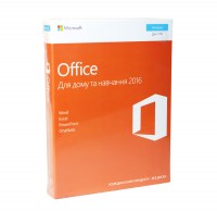 Программное обеспечение MS Office 2016 Home 32-bit x64 Ukrainian DVD BOX (79G-04