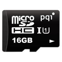 Карта памяти microSDHC, 16Gb, Class10 UHS-I, PQI, без адаптер (6988-016GR107A)
