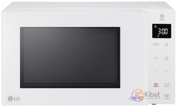 Микроволновая печь LG MH6595GIH White, 1100W, 25 л, с грилем, 32 программы, упра