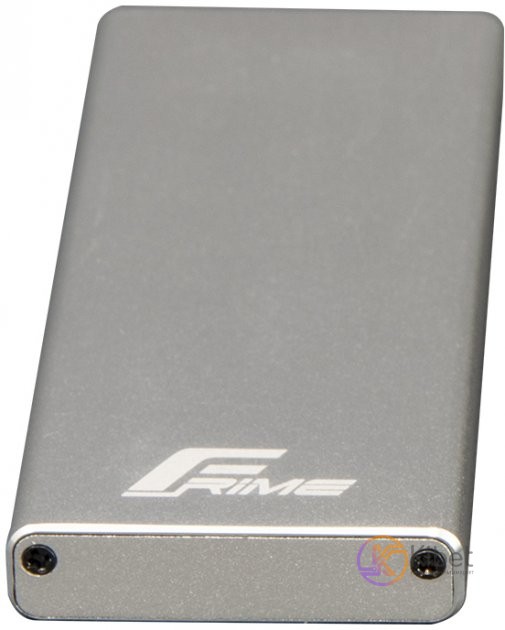 Карман внешний M.2 Frime Silver, NGFF SATA Metal USB 3.0(TYPE-A) up to 5Gb s (FH