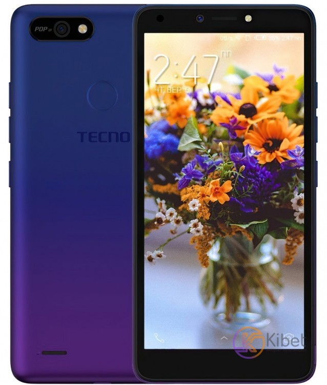 Смартфон Tecno POP 2F (B1G) Dawn Blue, 2 Sim, 5.5' (960х480) TN, MediaTek MT658