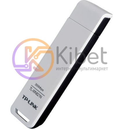 Сетевой адаптер USB TP-LINK TL-WN821N Wi-Fi 802.11g n 300Mb, USB 2.0, 1 антенна