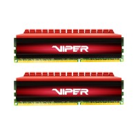 Модуль памяти 4Gb x 2 (8Gb Kit) DDR4, 3000 MHz, Patriot Viper 4, Red, 16-16-16-3