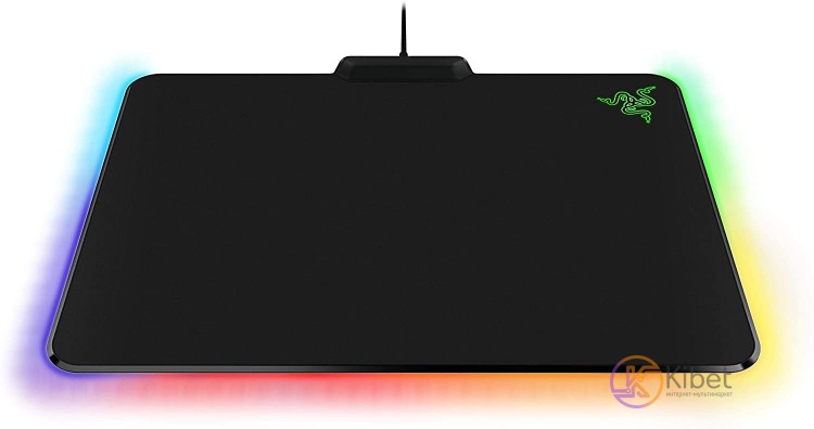 Коврик Razer Firefly Cloth, Black, RGB подсветка, 355x255x3.5 мм, ткань резина,
