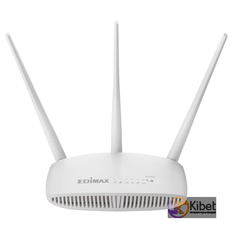 Роутер Edimax BR-6208AC v2, Wi-Fi 802.11 g n, AC750, 4 LAN 10 100Mb, 3 антенны н