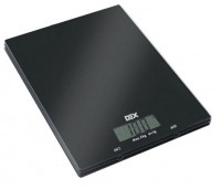 Весы кухонные Dex DKS-402 Black, электронные, точность до 1 г, максимальный вес