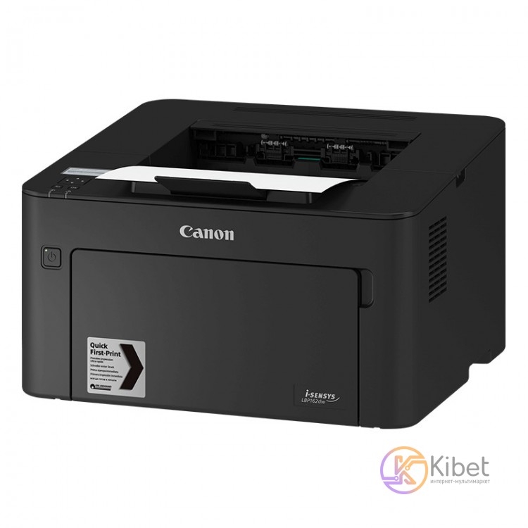 Принтер лазерный ч б A4 Canon LBP162dw, Black, WiFi, 1200x1200 dpi, дуплекс, до