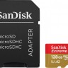 Карта памяти microSDXC, 128Gb, Class10 UHS-I U3 V30 A2, SanDisk Extreme, 160 9