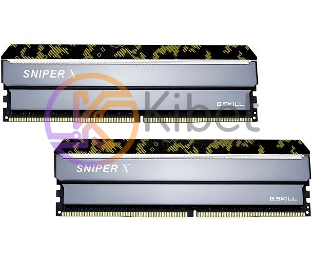 Модуль памяти 8Gb x 2 (16Gb Kit) DDR4, 3000 MHz, G.Skill Sniper X, Camo, 16-18-1