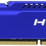 Модуль памяти 8Gb DDR3, 1866 MHz, Kingston HyperX Fury, Blue, 10-11-10-28, 1.5V,