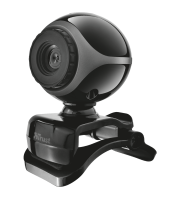 Web камера Trust Exis, Black, 0.3 Mp, 640x480, USB 2.0, встроенный микрофон (170
