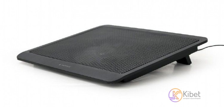 Подставка для ноутбука до 15.6' Gembird NBS-1F15-03, Black, 1x120 mm fan, размер