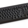 Клавиатура HQ-Tech KB-307F Black, USB, стандартная, подсветка букв (белая)