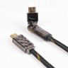 Кабель HDMI - HDMI, 3 м, Black, V1.4, Viewcon, поворотный коннектор, позолоченны