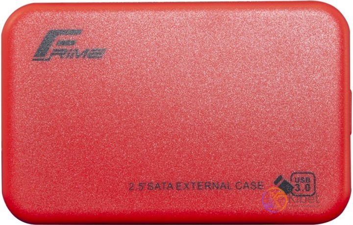 Карман внешний 2.5' Frime Red, USB 3.0, 1xSATA HDD, Plastic (FHE73.25U30)