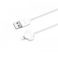 Кабель USB - Lightning, Hoco Butterfly, 1 m, White, (X18)