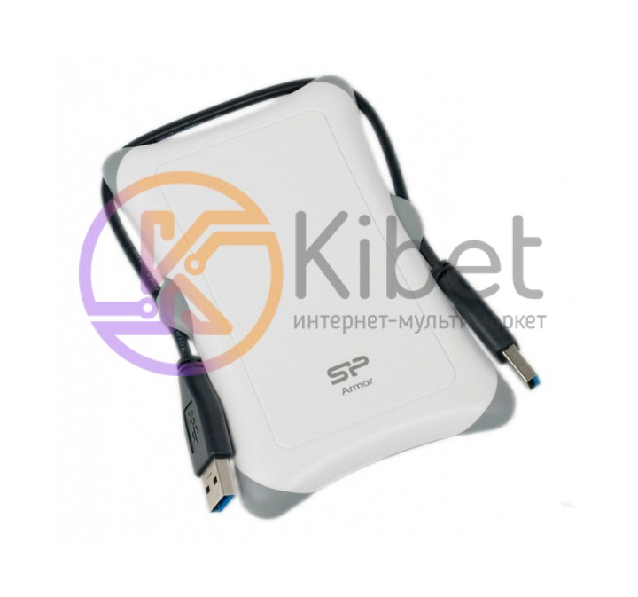 Внешний жесткий диск 2Tb Silicon Power Armor A30, White, 2.5', USB 3.0 (SP020TBP