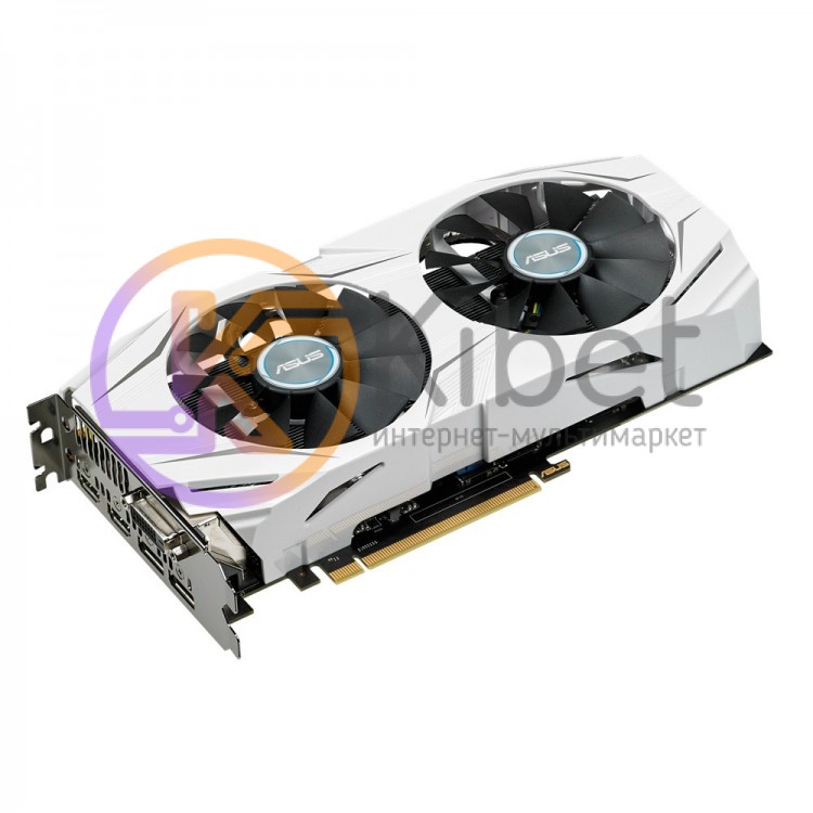 Видеокарта GeForce GTX1060 OC, Asus, 3Gb DDR5, 192-bit, DVI 2xHDMI 2xDP, 1809 80