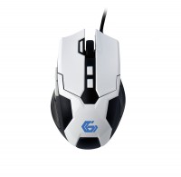 Мышь Gembird MUSG-04, Black White USB, игровая