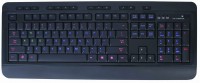 Клавиатура HQ-Tech KB-310FMC Black, USB, стандартная, подсветка