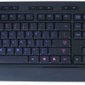 Клавиатура HQ-Tech KB-310FMC Black, USB, стандартная, подсветка