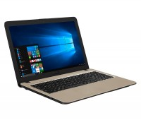 Ноутбук 15' Asus X540NA-GQ007 Chocolate Black 15.6' глянцевый LED HD (1366x768)