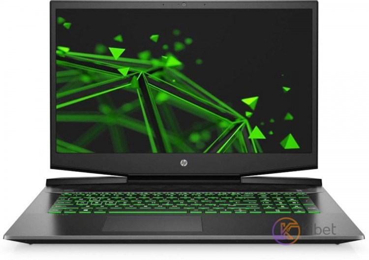 Ноутбук 17' HP Pavilion Gaming 17 (7PX03EA) Black 17.3', глянцевый LED Full HD 1