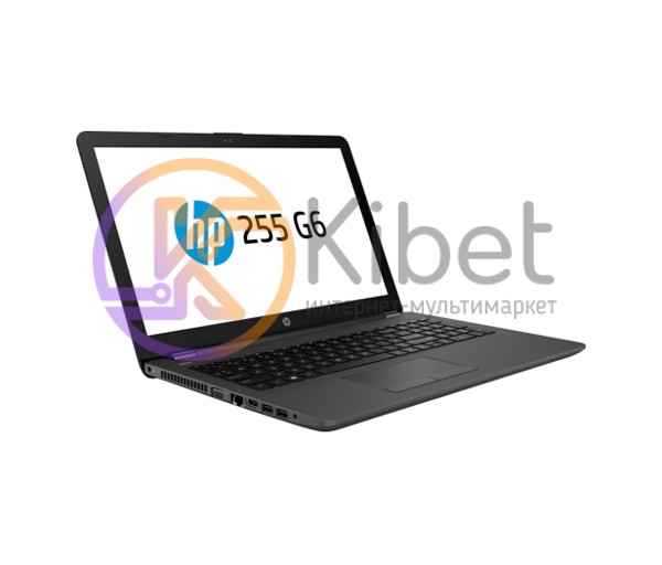 Ноутбук 15' HP 255 G6 (1WY10EA) Dark Ash 15.6', матовый LED (1366x768), AMD Dual